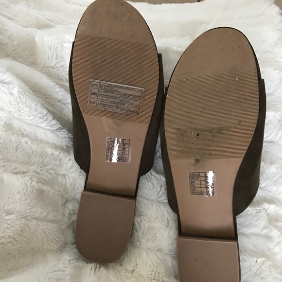 Olive mule sandals - Picture 3 of 4