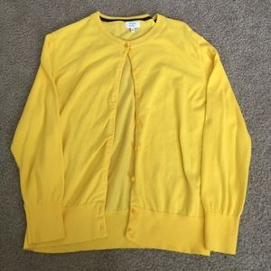 Crown and Ivy Yellow Cardigan