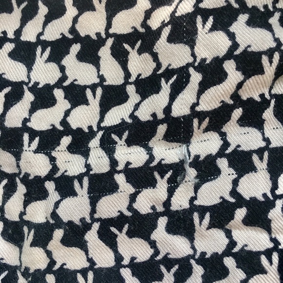 H&M Rabbit Print Bubble Mini Skirt w/h Pockets - Picture 6 of 6