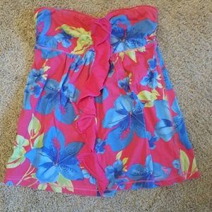 Abercrombie & Fitch Flower tube top