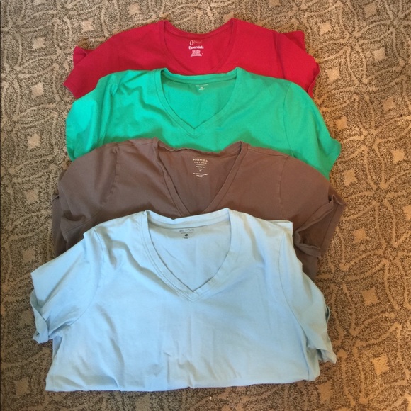 various Tops - Bundle of v neck everyday tees