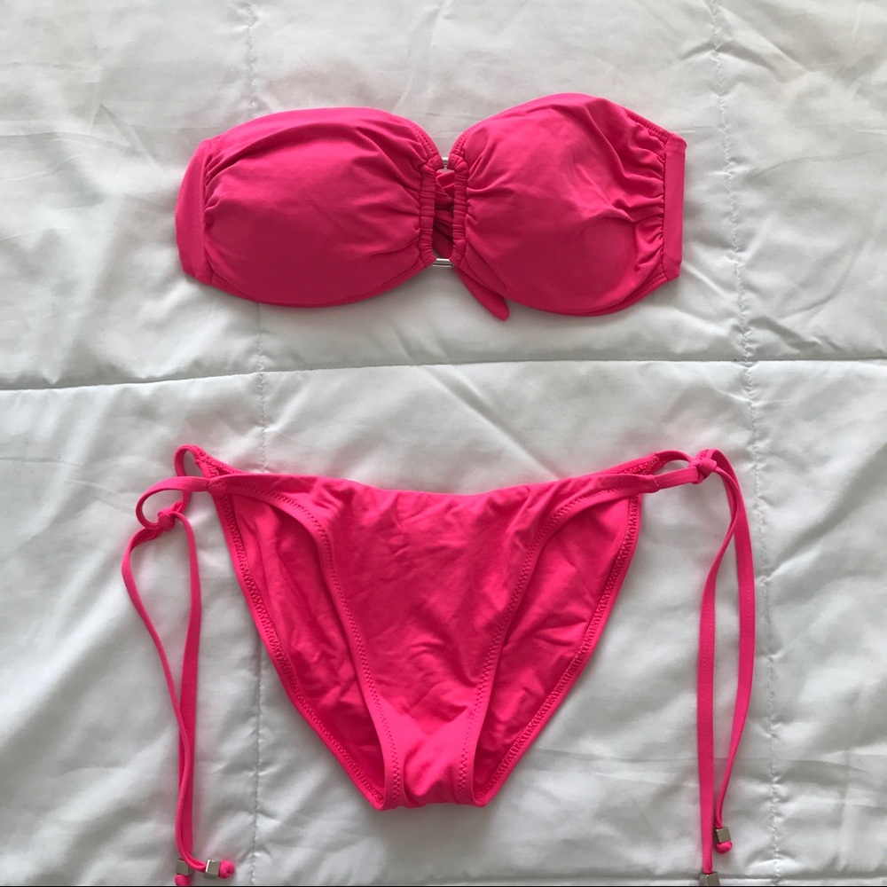Pink Bikini Letarte Size L (bottom) D Cup (top)