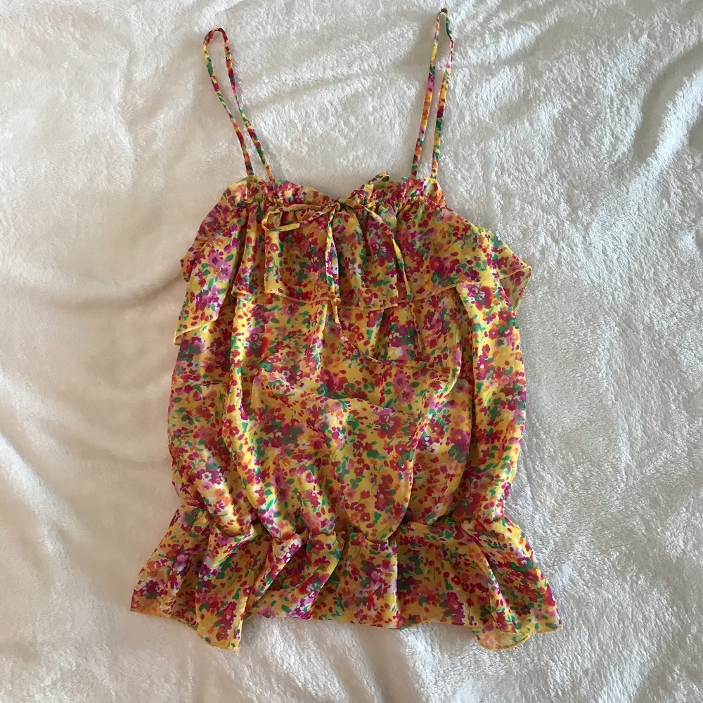 Summery, floral tank