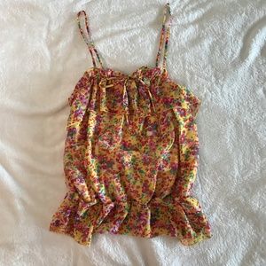 Summery, floral tank