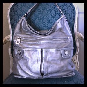 Marc by Marc Jacobs pewter hobo bag