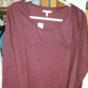Maurices knot hem tee