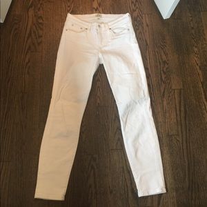 J. Crew white toothpick jeans