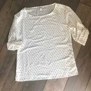 Old navy size small blue anchors