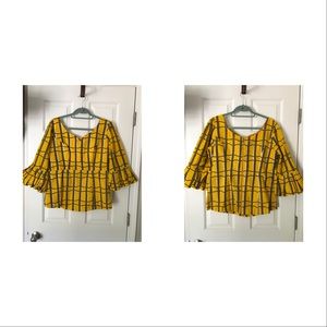 West African top and skirt set