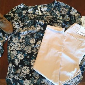 Lauren Conrad Floral Blouse