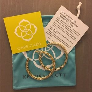 Kendra Scott Gold Hoop Earrings