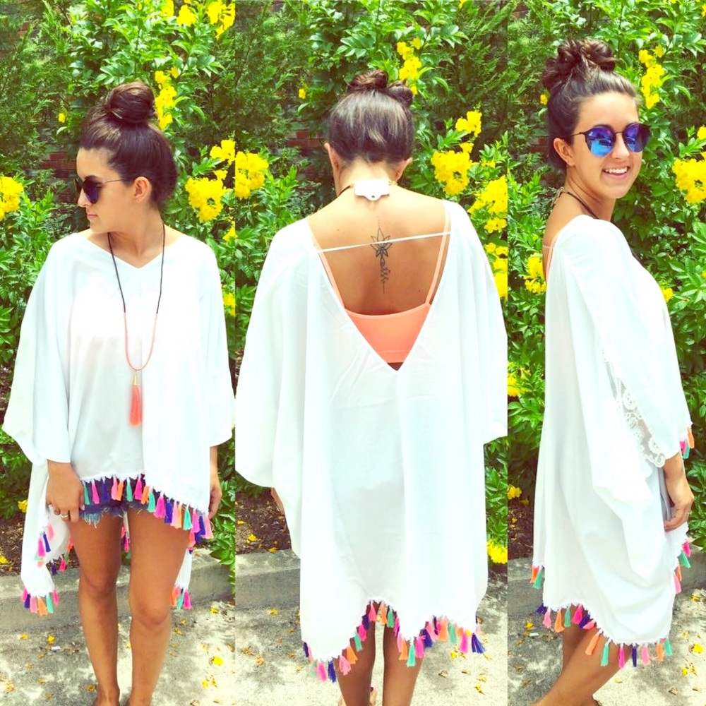 Perfect tassel coverup