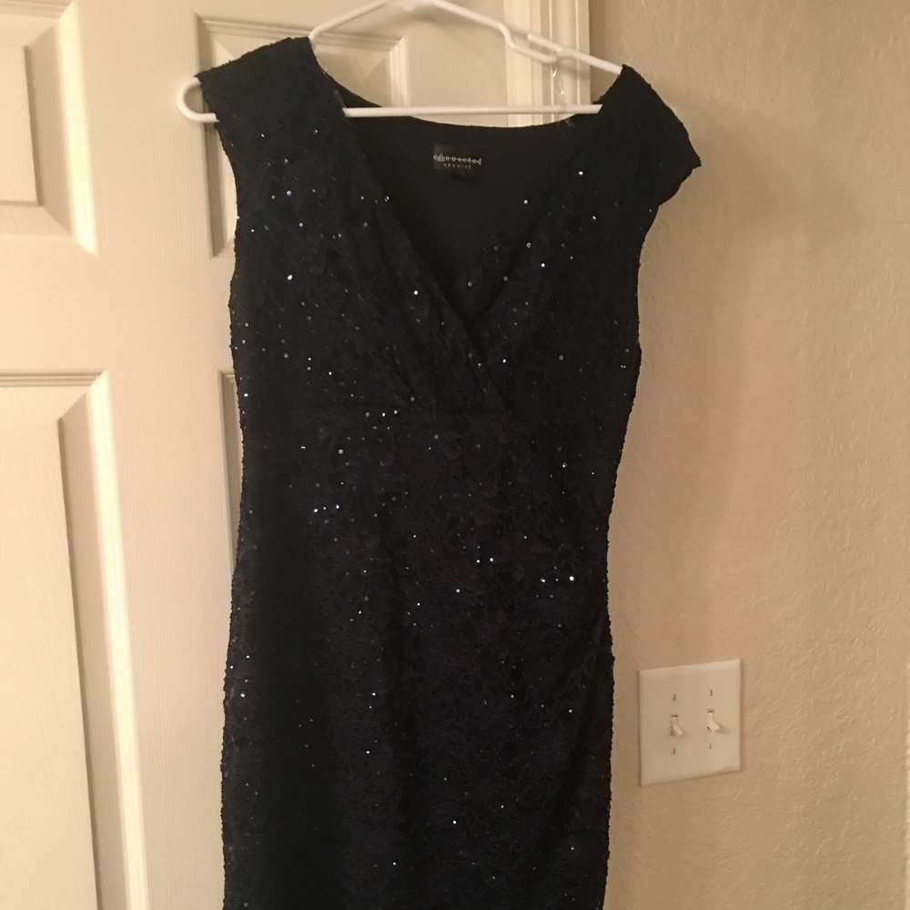 Navy Blue Sparkle Dress