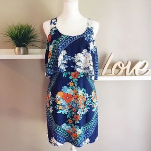 Anthropologie Maeve Floral Pattern Dress