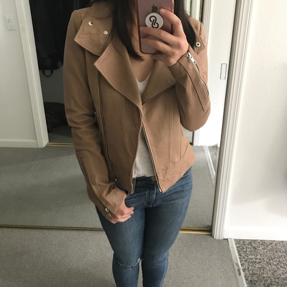 Mackage Nude Leather Jacket - Picture 1 of 5