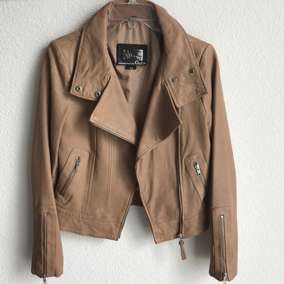 Mackage Nude Leather Jacket - Picture 3 of 5