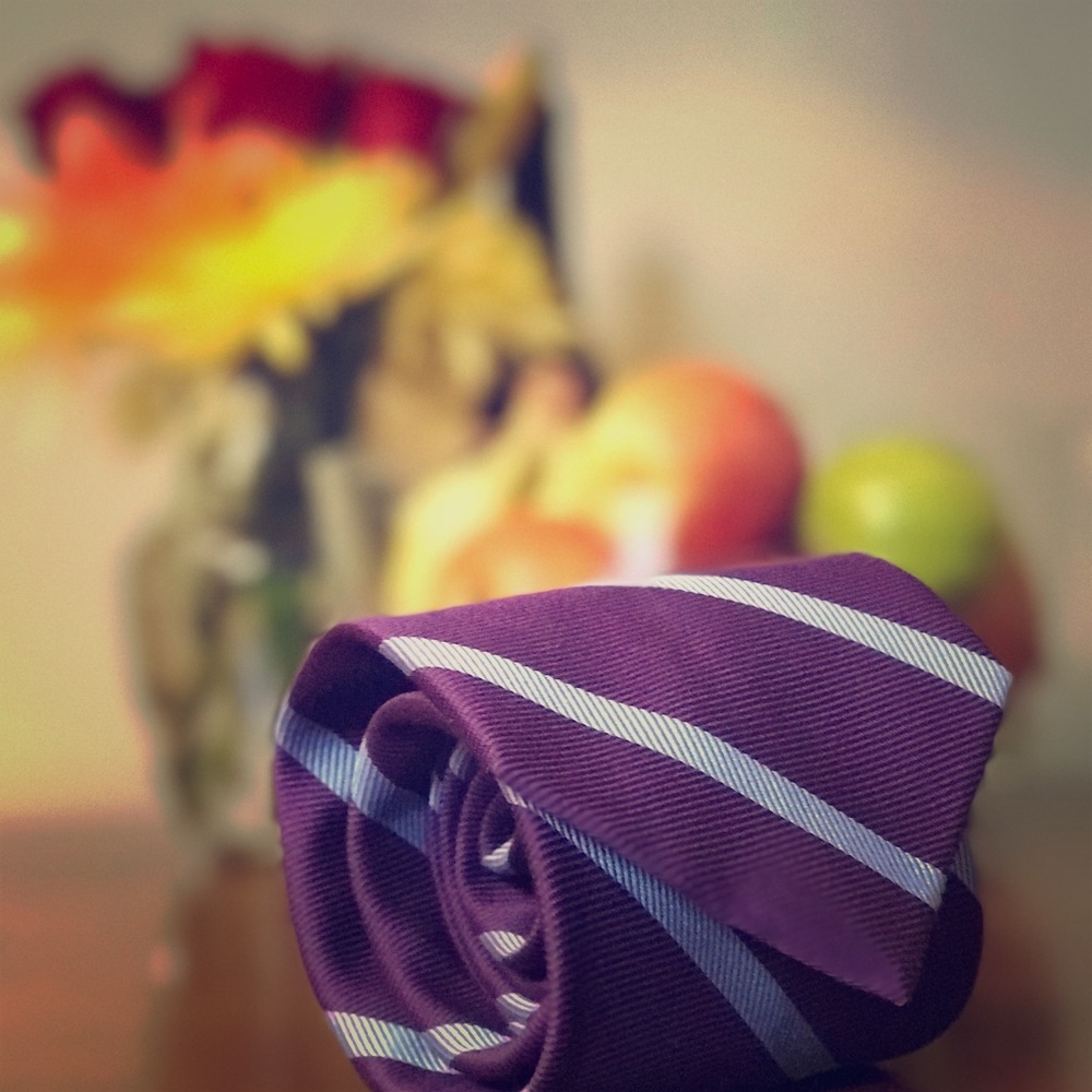 Purple Nautica Necktie