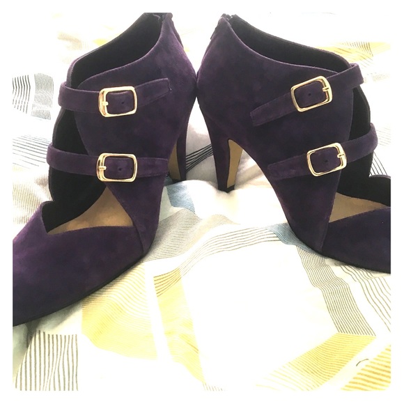 Bella vita eggplant heels. 3" heel. Size 9.5 - Picture 1 of 4