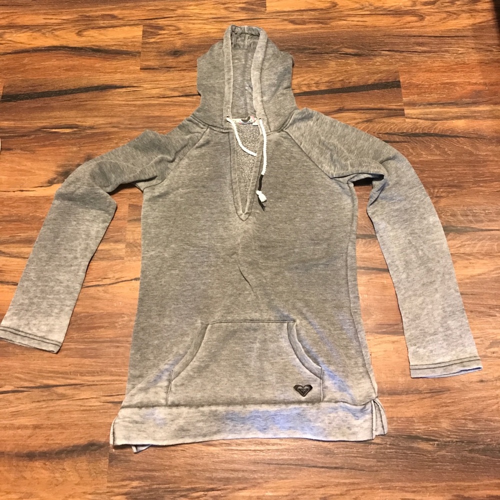 Faded Gray Roxy Hoodie