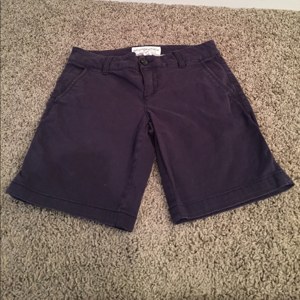 Navy Bermuda Shorts by Aeropostale