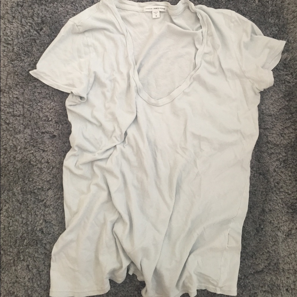 James Perse. Woman's shirt. Light blue.