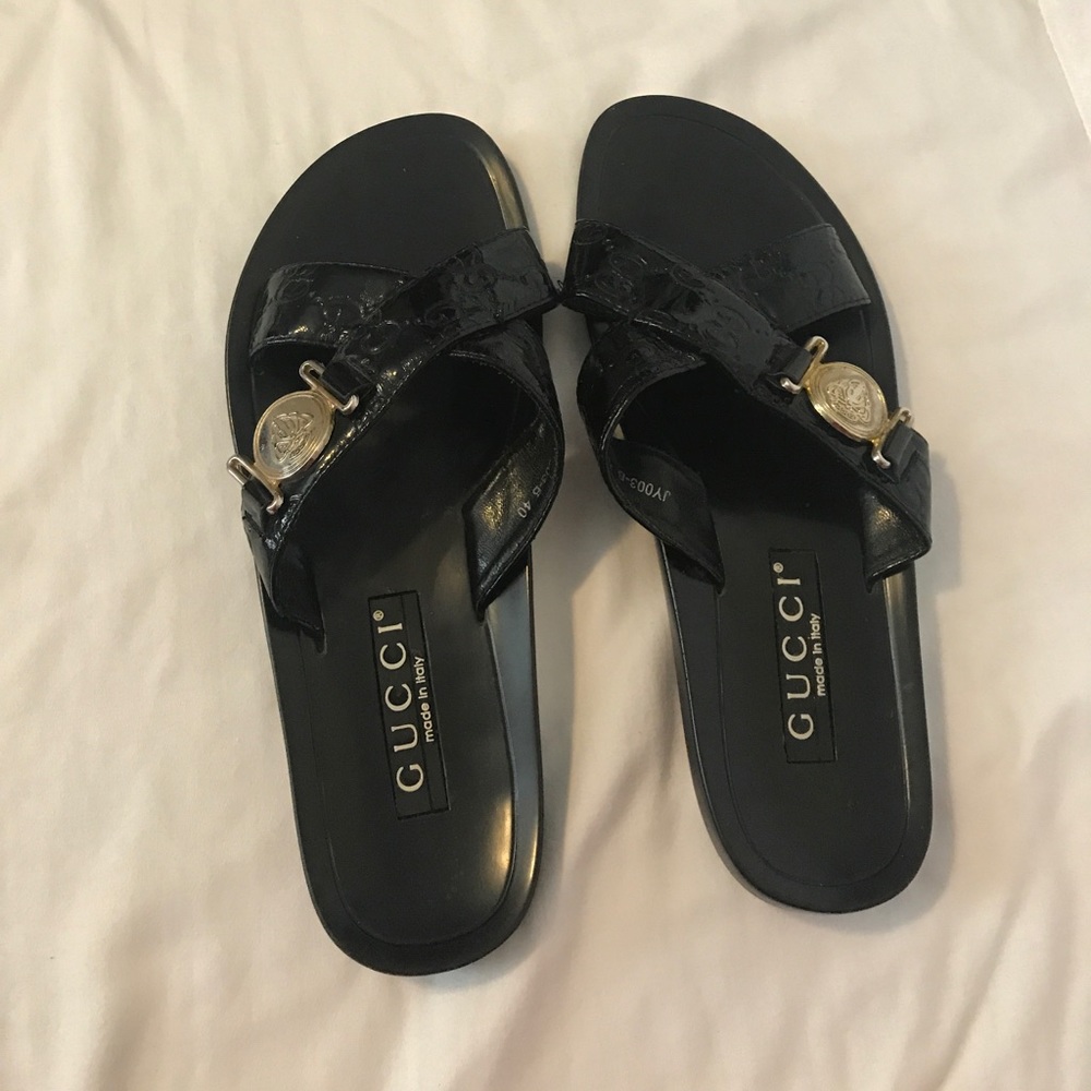 Gucci sandals!