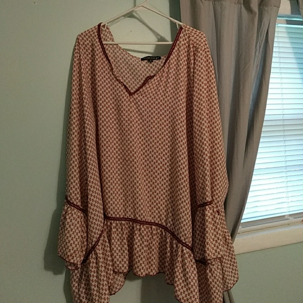 Flowy A-line top