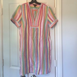 J. Crew stripe tunic dress