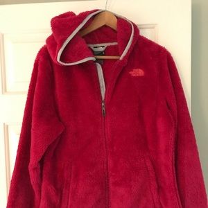 Fuscia North Face Fleece Jacket