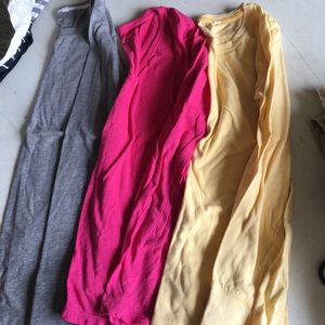 3 long sleeve tshirts