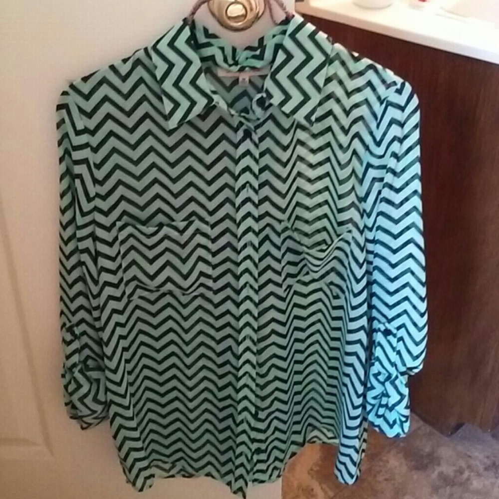 Chevron blouse