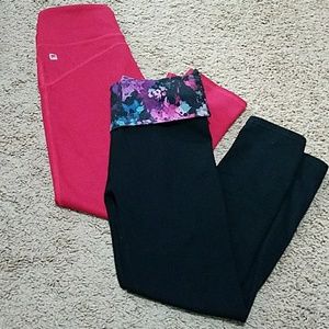 2 workout capris
