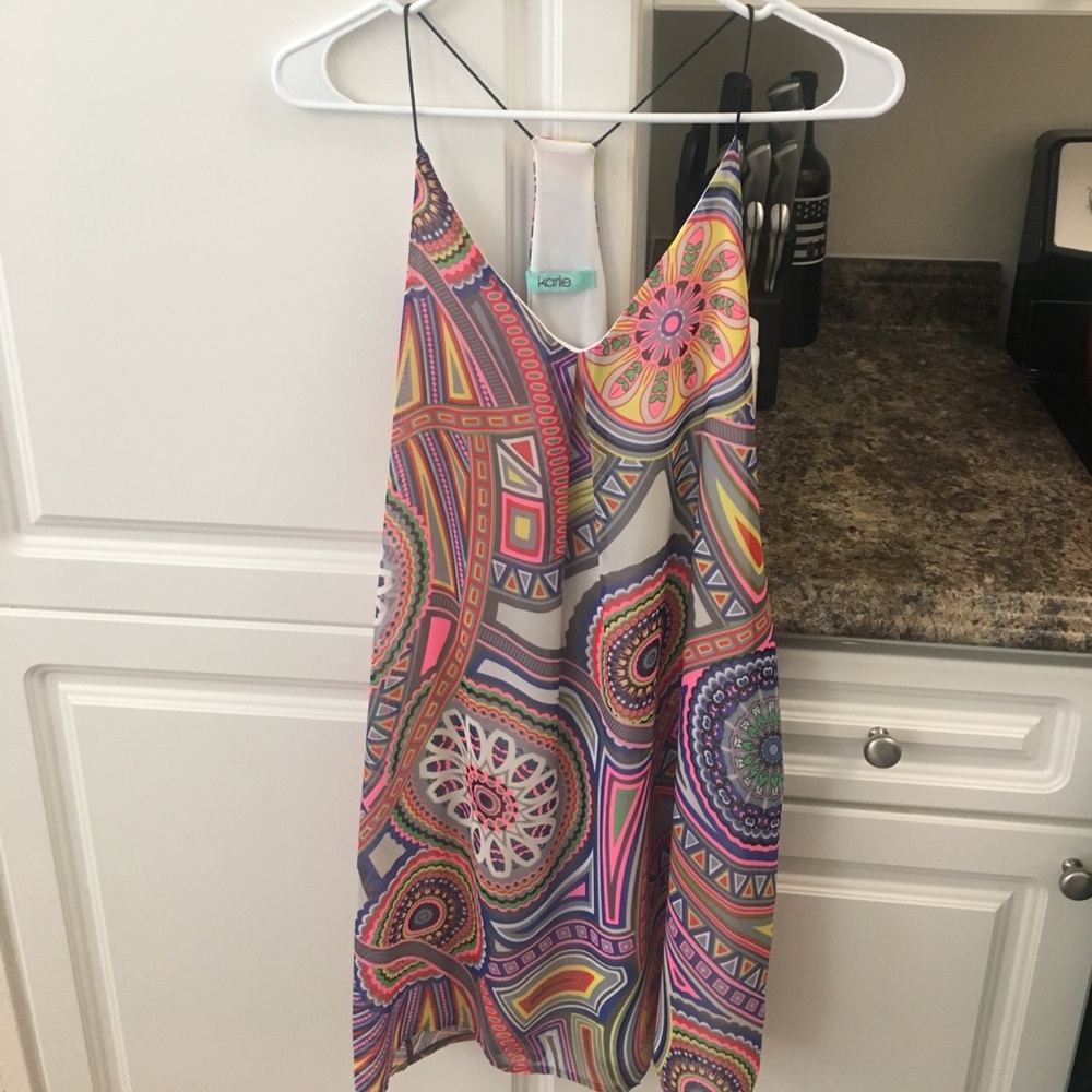 Karlie floral racerback dress 🌼