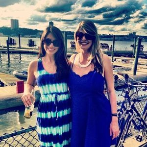 Tie dye racer back maxi dress