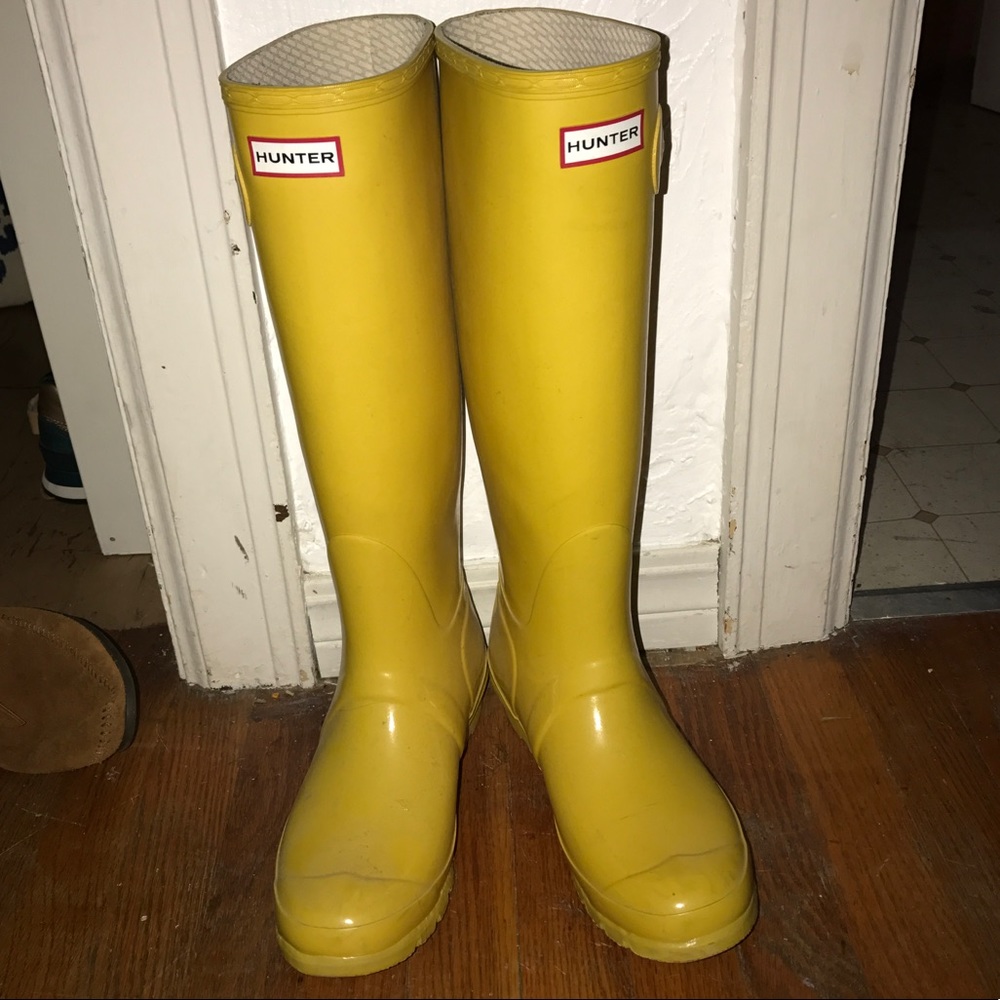 women's HUNTER tall rain boots