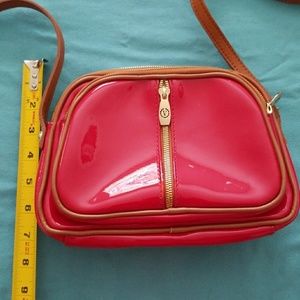 Small patent leather crossbody