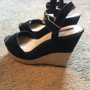 Forever 21 Black Wedges