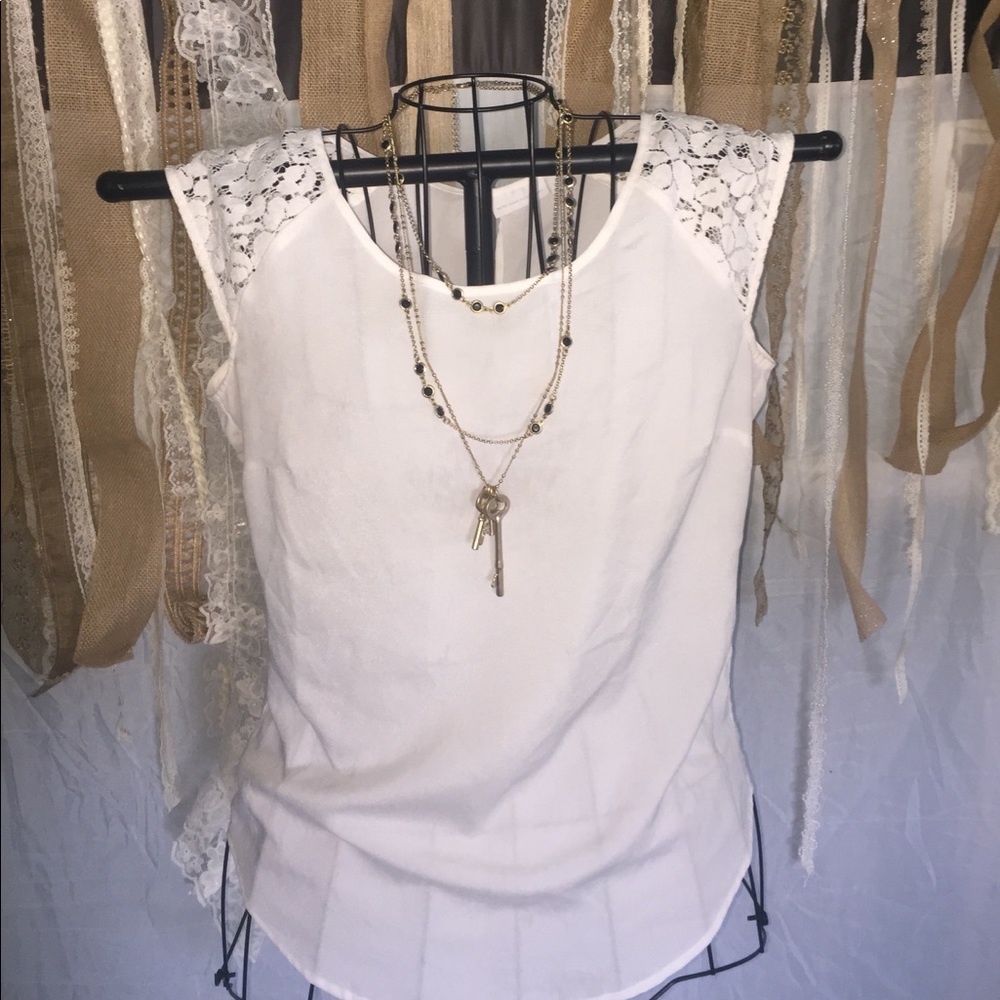 Cute New York & Company lace tank