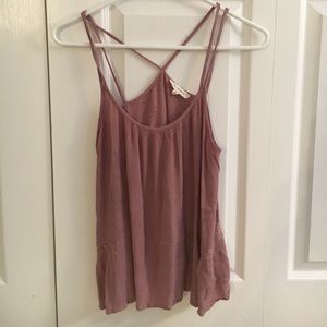 LA hears pink tank top. Size medium- small fit.