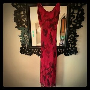 Betsey Johnson sz S Shades of Red Dress