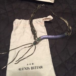 Alexis Bittar mutichain snake necklace