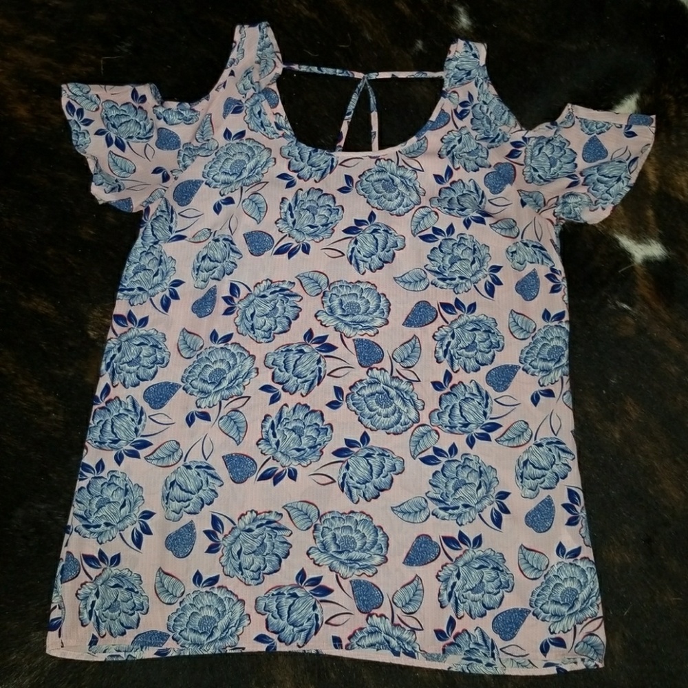 Floral off the shoulder top