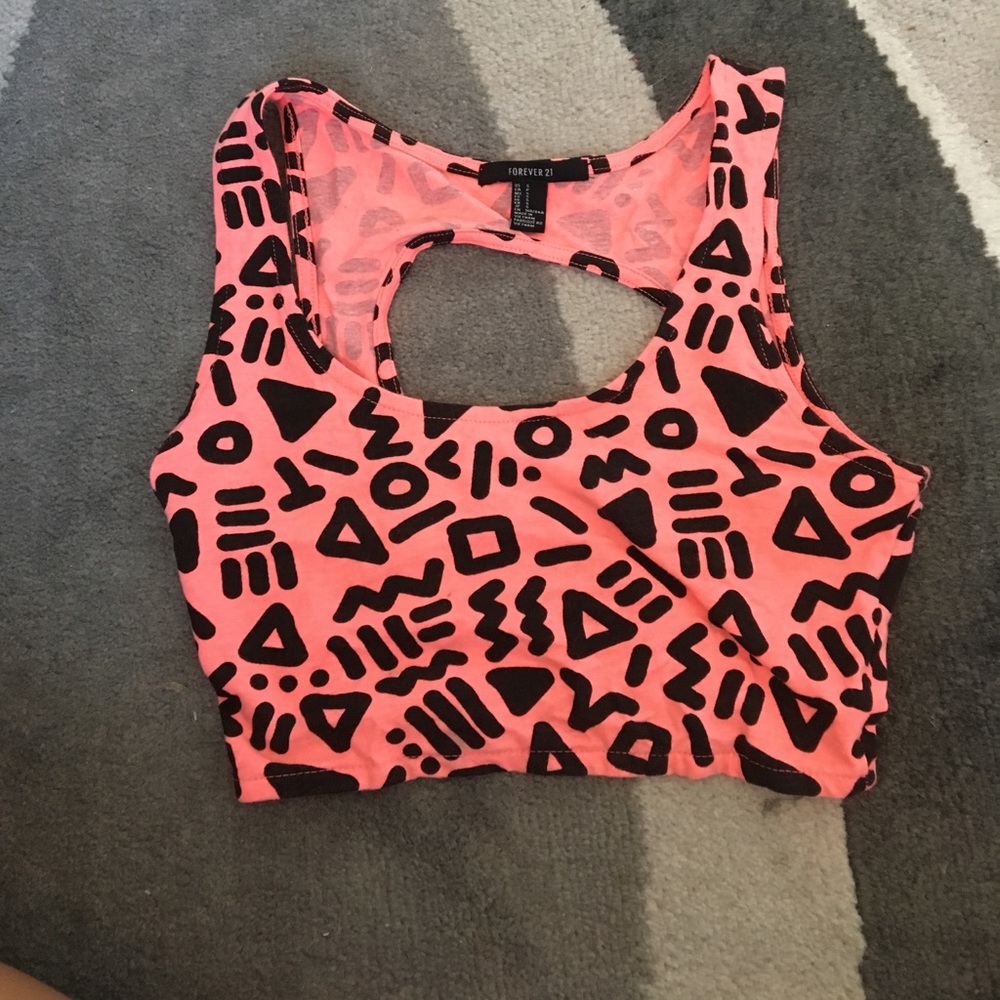 Colorful crop top