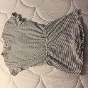 American apparel striped romper