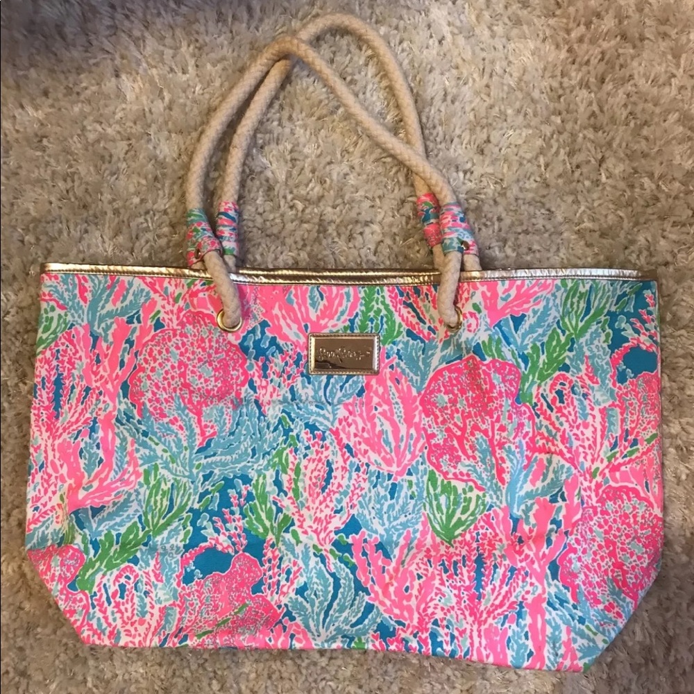Lilly Pulitzer bag in Let's Cha Cha.