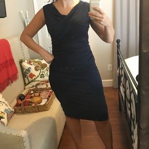 Anthropologie knit column dress by Bordeaux