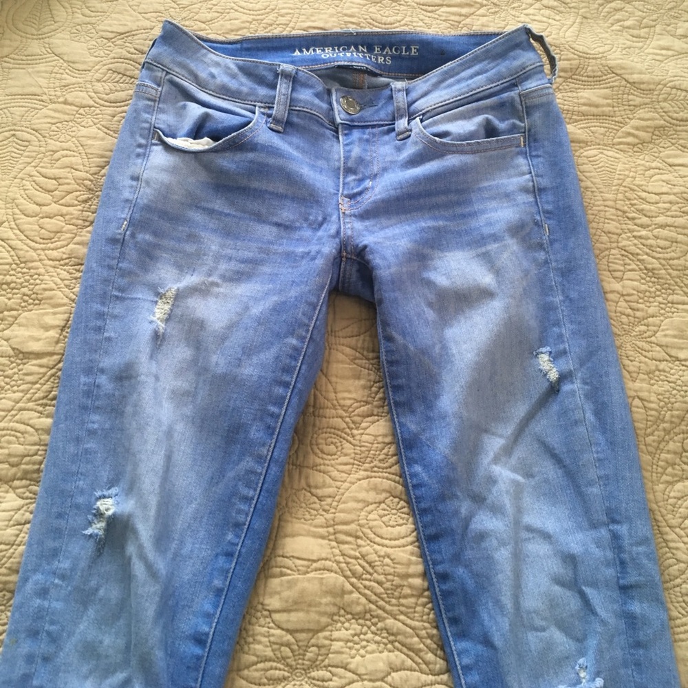American Eagle Distressed Jeggings