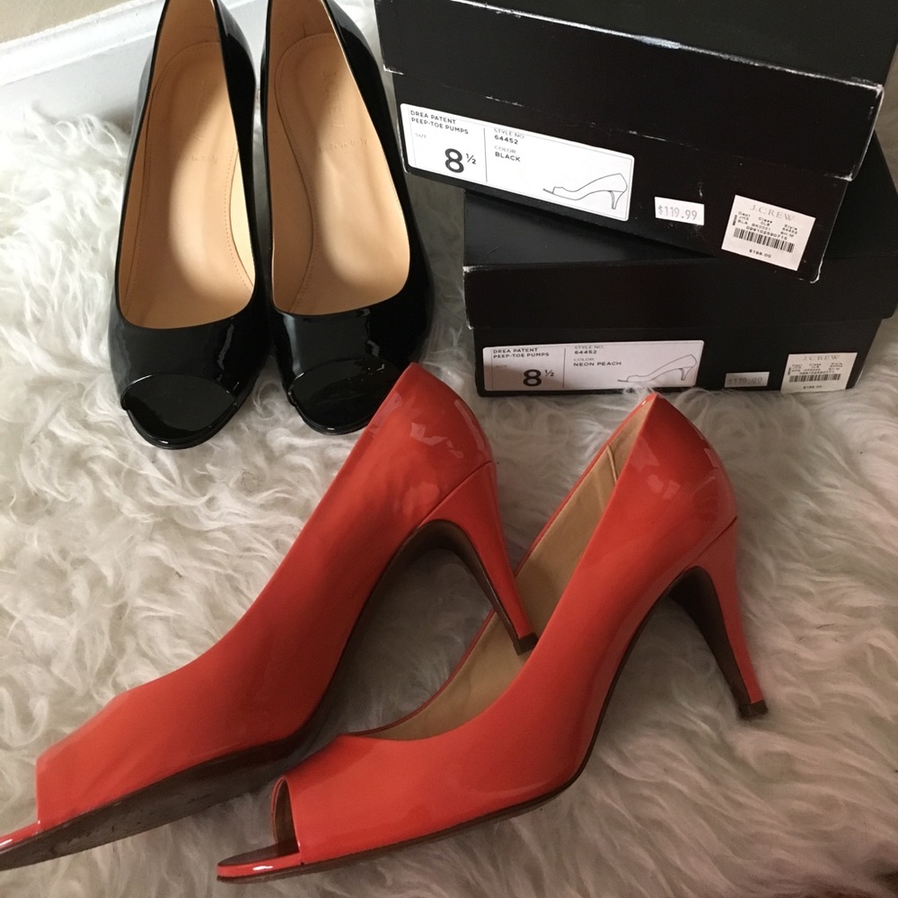 *BUNDLE DEAL* JCrew Drea Peep Toe Pumps