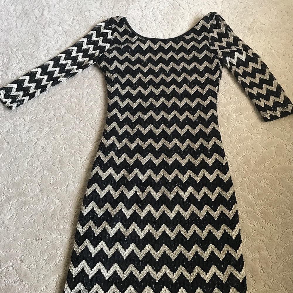 Agaci black & gold dress