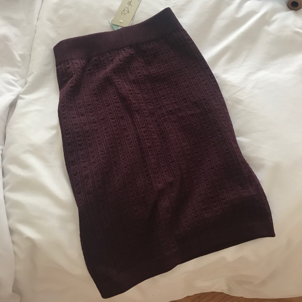 Fleece lined skirt